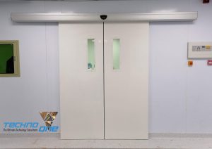 automatic hygiene door